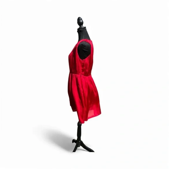Women’s Elegant Red Sleeveless Dress size 8 by Jennifer Lopez - Picture 3 of 5